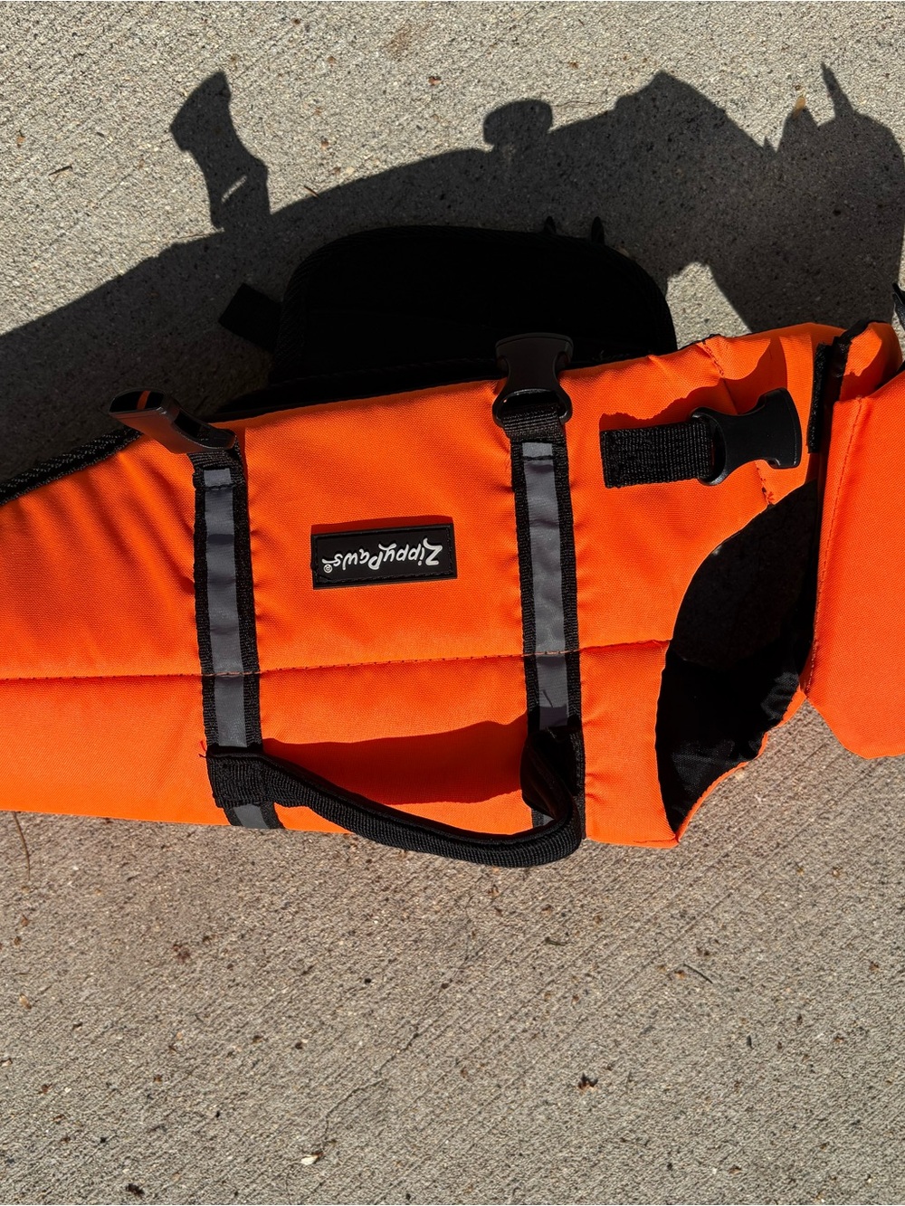 Dog Orange Life Jacket - Swim Vest